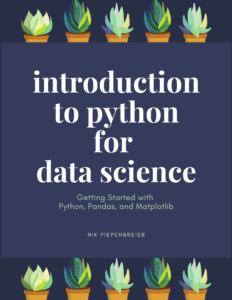 Cover of Introduction to Python for Data Science
