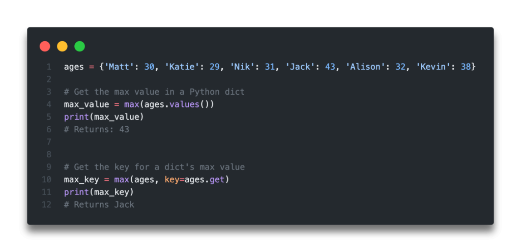 Python Get Dictionary Key With The Max Value 4 Ways Datagy