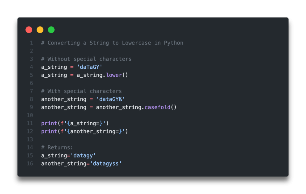 Quick Answer - Python Lowercase String