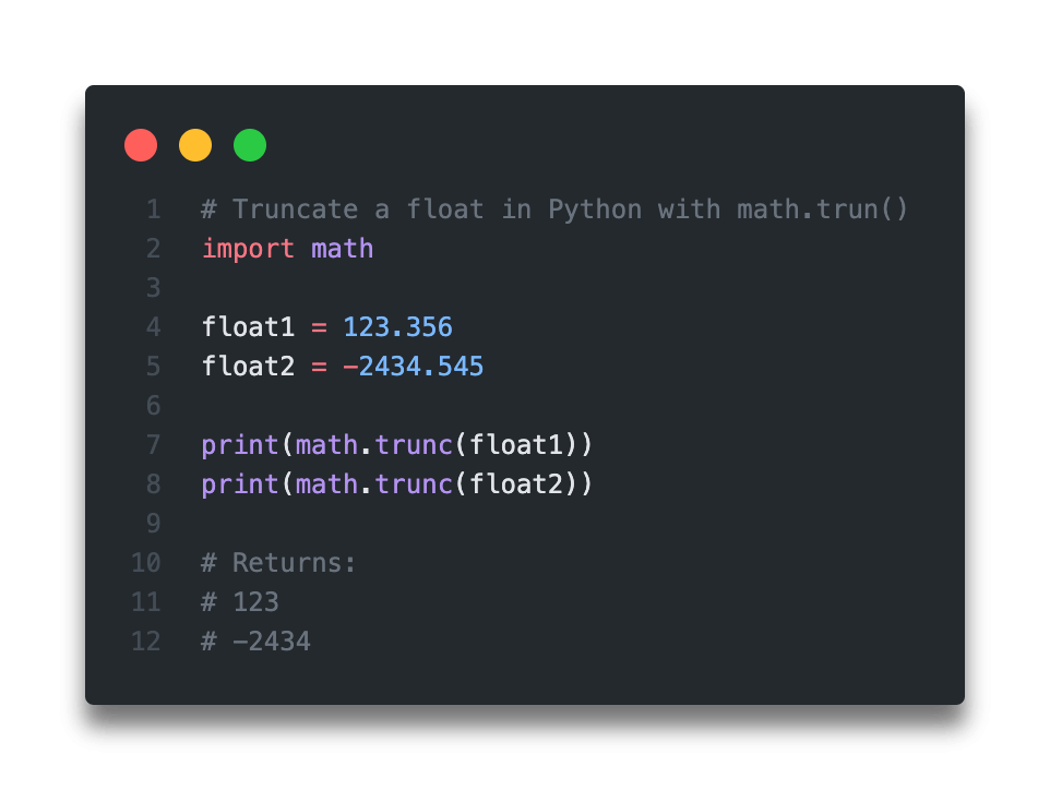 Python Truncate A Float 6 Different Ways Datagy