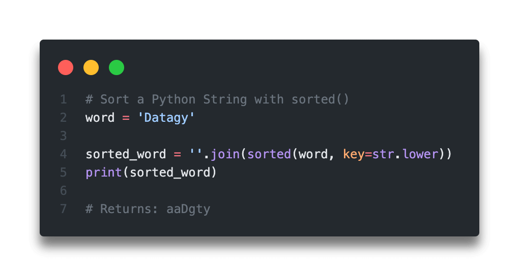 Quick Answer - Python Sort String Using Sorted