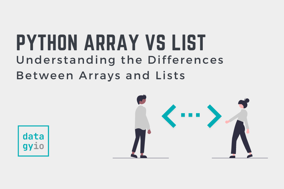 Python Array vs List Difference Between Array and List in Python Cover Image